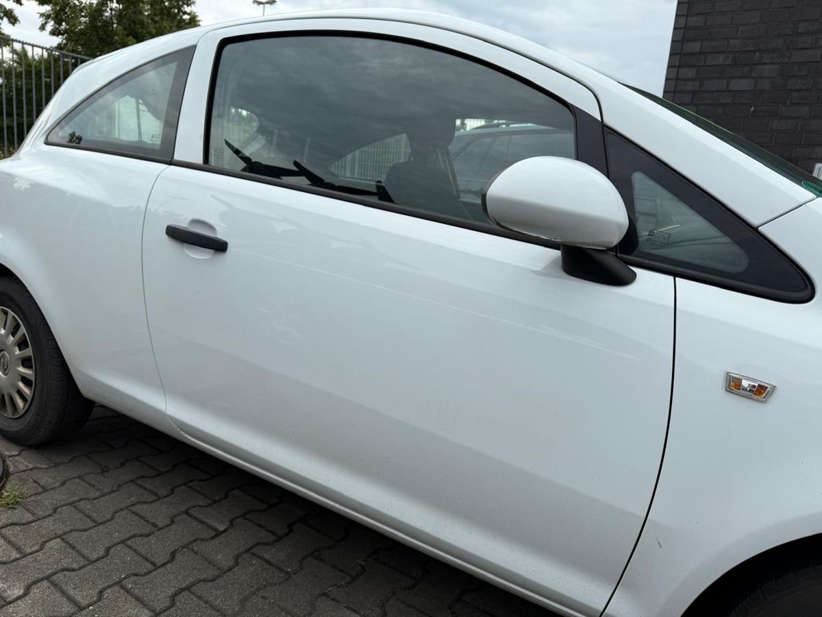Opel Corsa D original Tür vorn rechts Z474 Casablancaweiss Rohbau 3-Türer BJ10