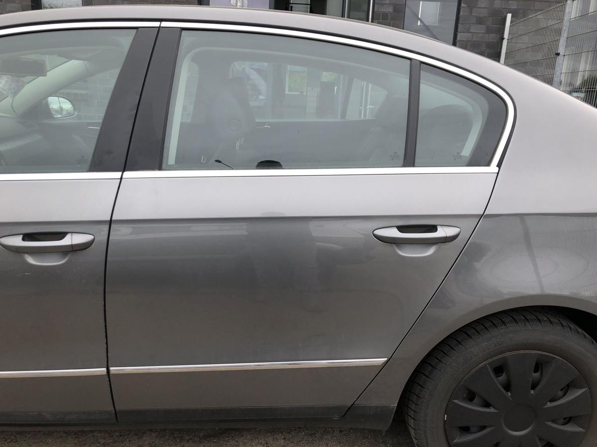 Tür hinten links Fondtür Rohbau LA7T United Grey Autotür VW Passat 3C B6 Limo