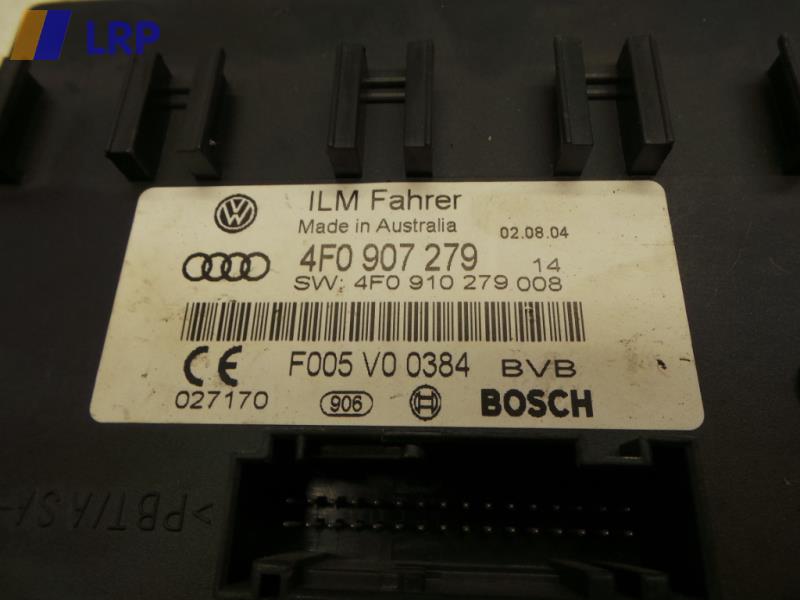 Audi A6 4F Bj.2004 Steuergerät Bordnetz links 4F0907279 Bosch F005V00384