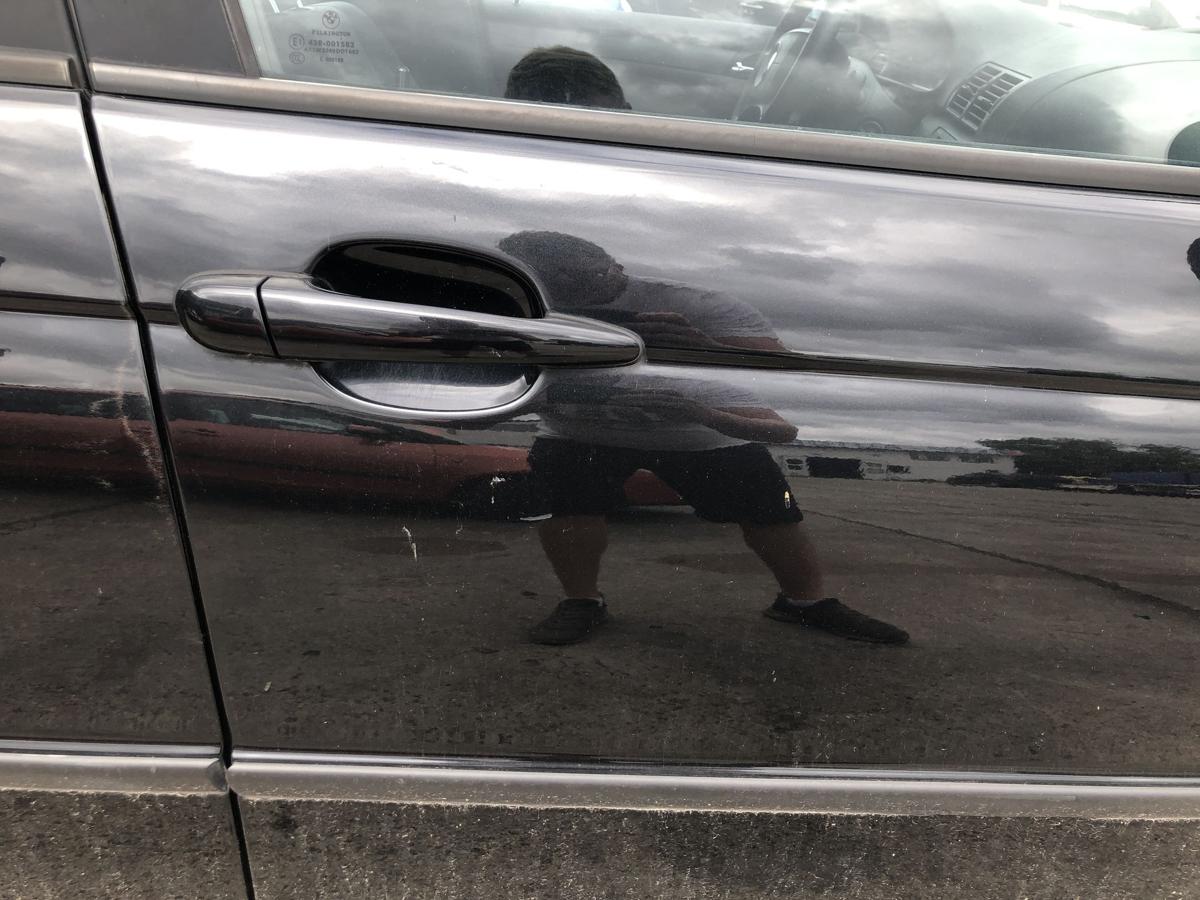 BMW 3er E46 Facelift T&uuml;r vorn rechts Beifahrert&uuml;r im Rohbau 475/9 Black Saphir
