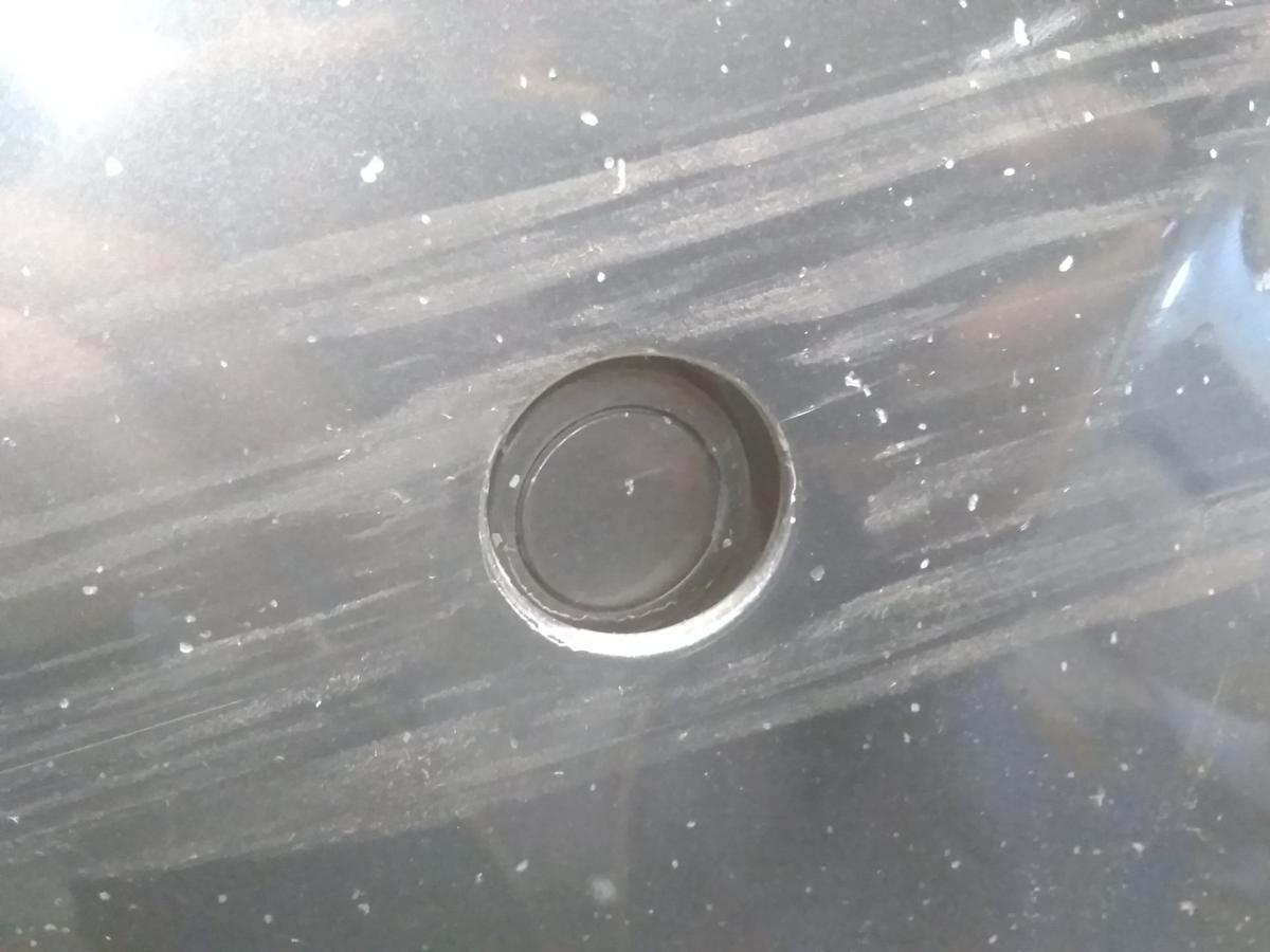 BMW 5er E60 E61 original Sto&szlig;f&auml;nger Sto&szlig;stange vorn SRA PDC besch&auml;digt Bj.2006