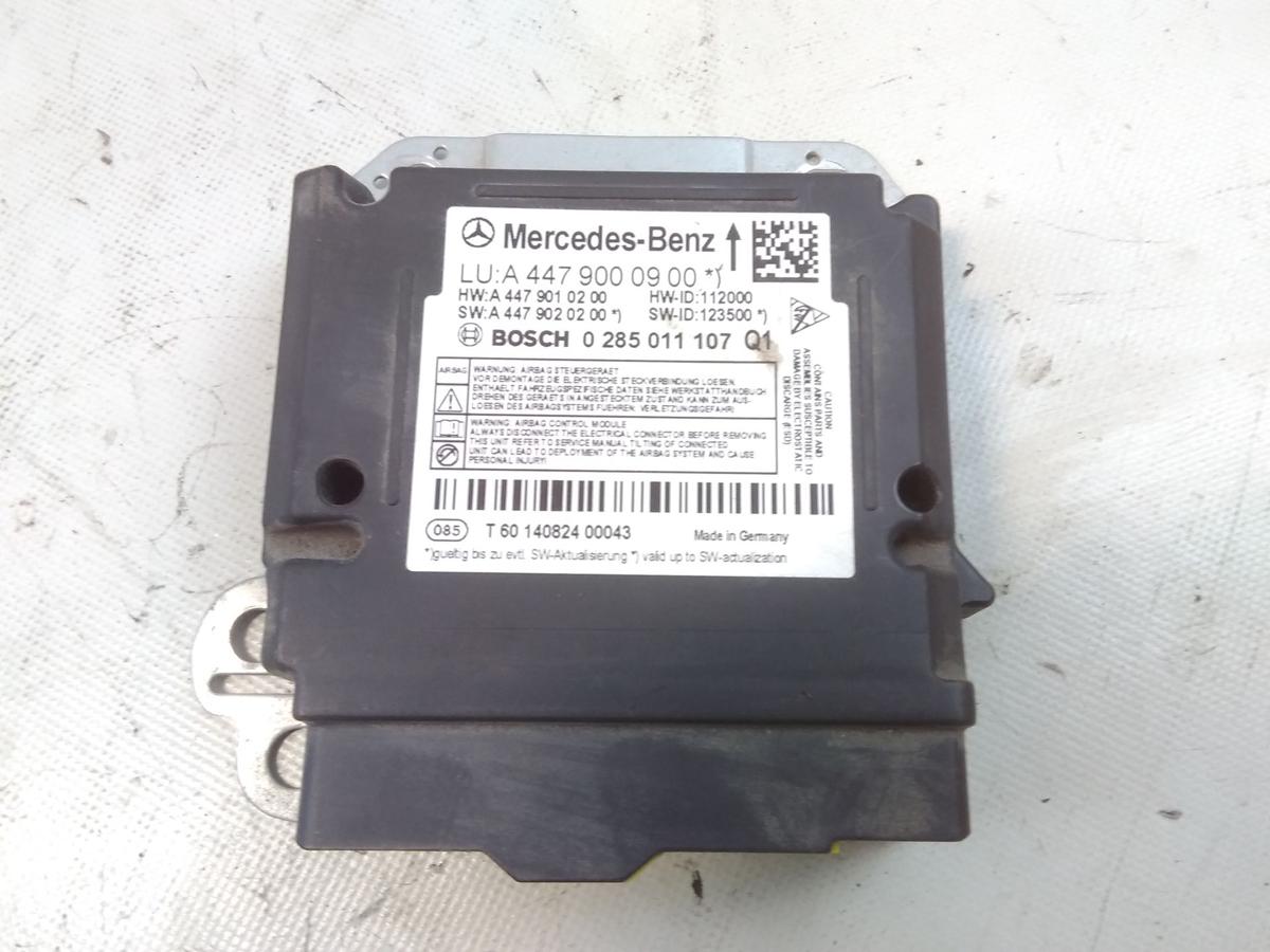 Mercedes Benz Vito 447 original Airbagsteuerger&auml;t unfallfrei A4479000900 Bj.2014