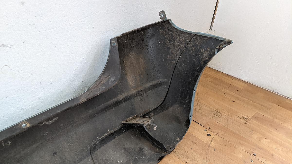 Opel Agila A Bj.04 Stoßstange Stoßfänger hinten "AHK" Z397-Spearmintgrünmet.