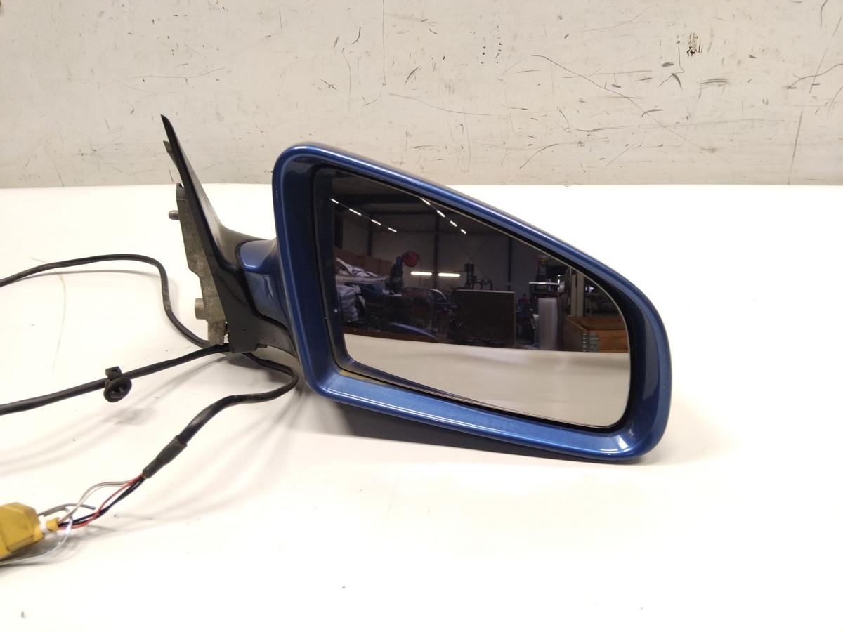 Audi A4 B6 8E orig.Au&szlig;enspiegel rechts elektrisch&beheizt BJ2004 LZ5C Mauritiusblau