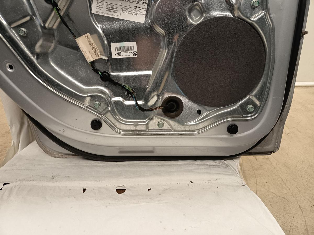 VW Polo 9N1 original T&uuml;r hinten links Fahrerseite LA7W Reflexsilber EZ2004