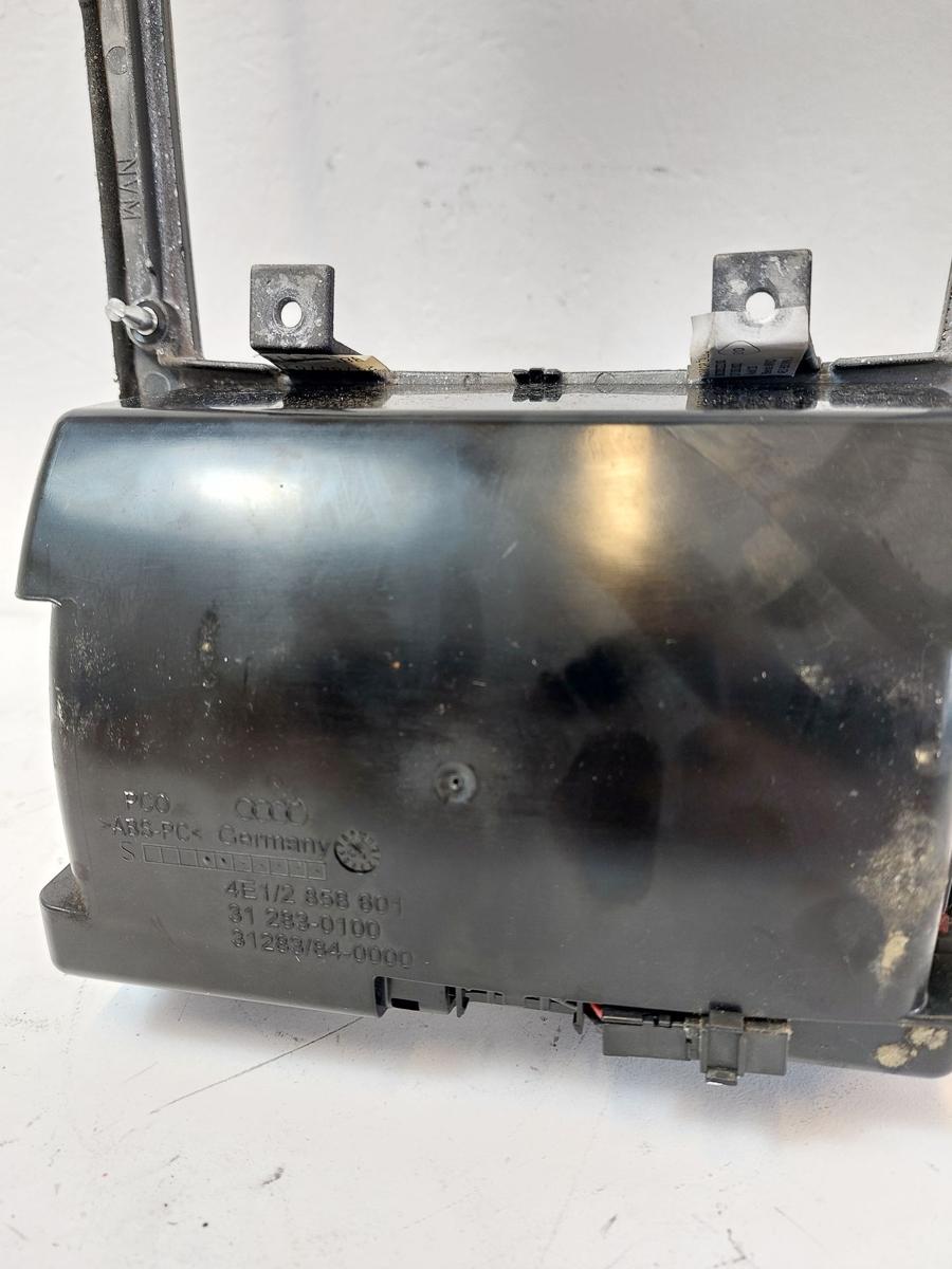 Audi A8 4E Rahmen Schaltkulisse Blende Holzdekor mit Staufach OEM Verkleidung