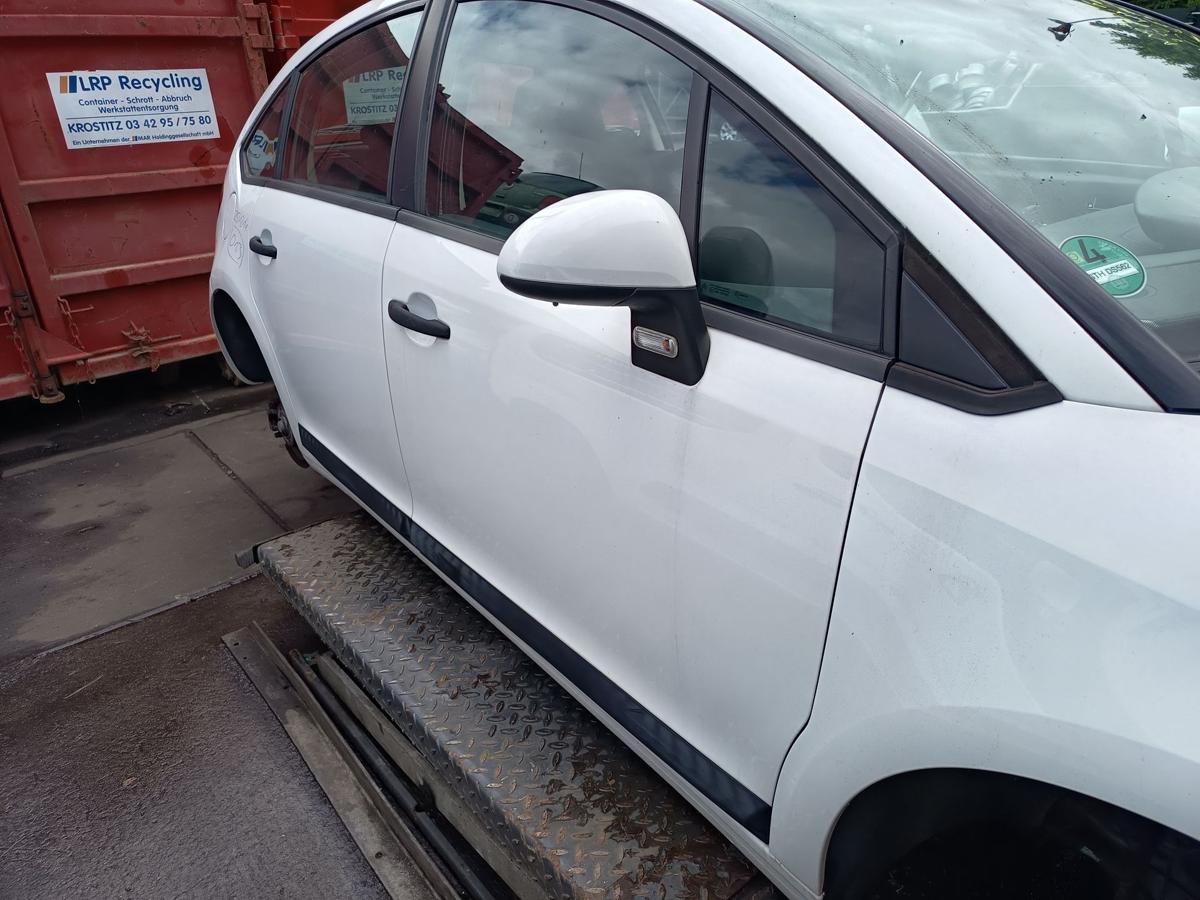Citroen C4 original Tür vorn rechts 5trg Beifahrer EWP Schneeweiß Bj 2008
