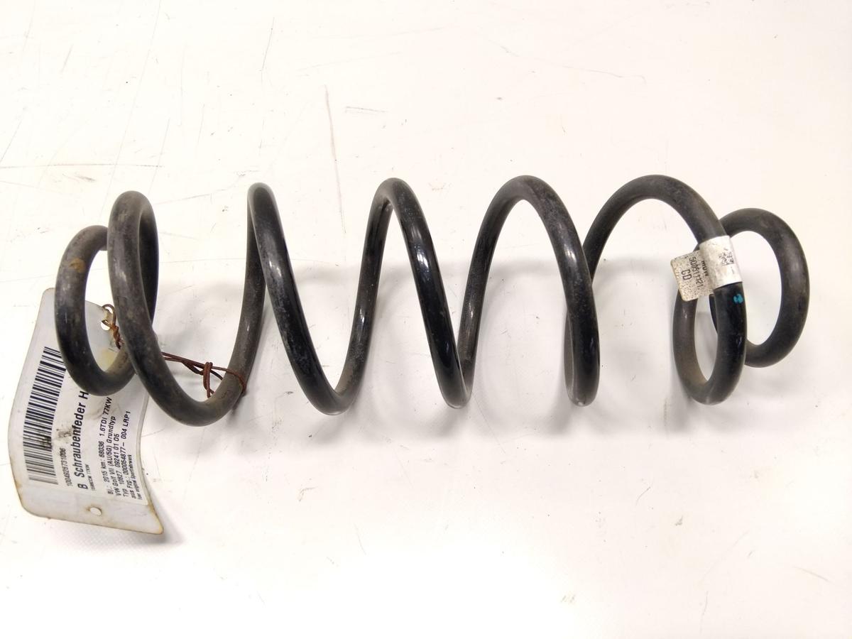 VW Golf 7 2015 3 oder 5 türig Schraubenfeder hinten links für original Sportfahrwerk