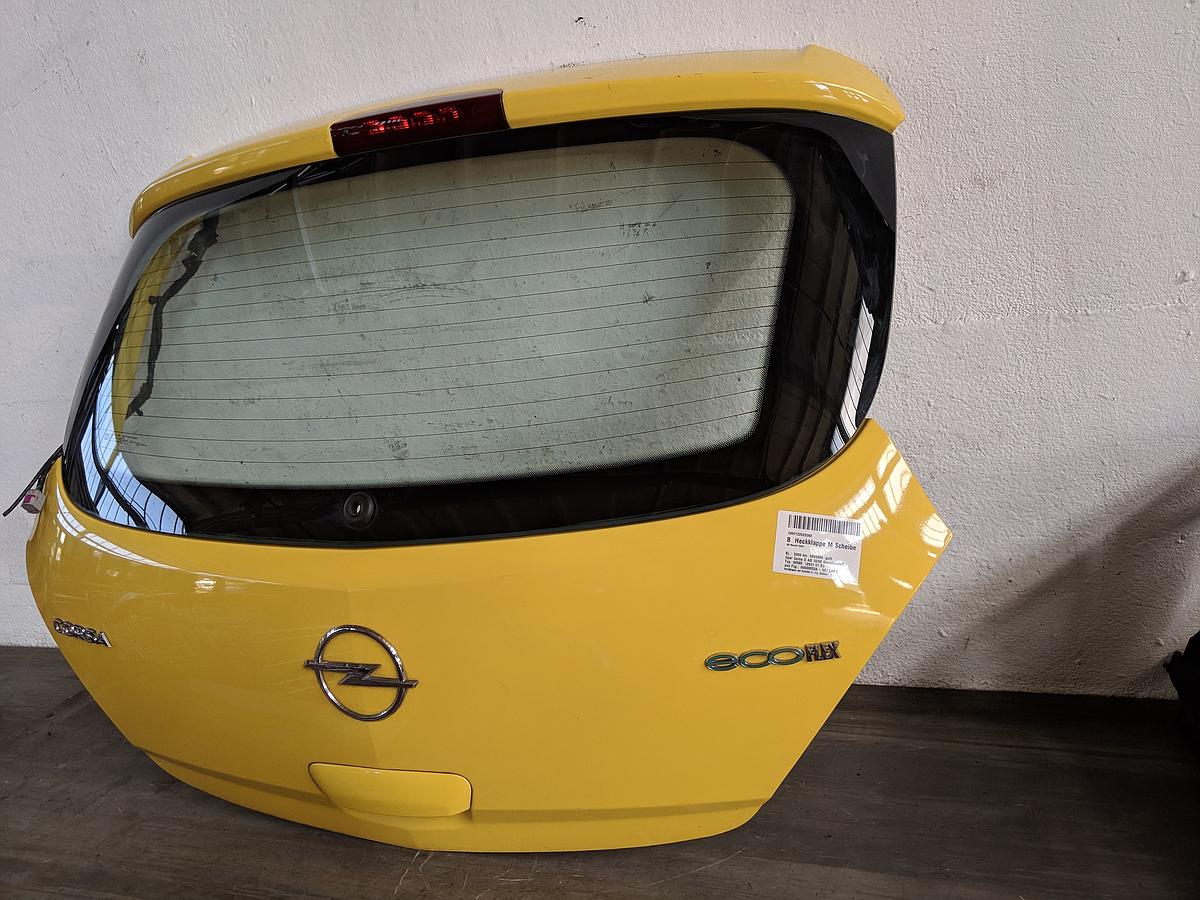 Opel Corsa D Bj.09 3-trg. Heckklappe mit Scheibe Kofferraumklappe