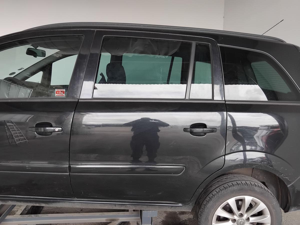 Opel Zafira B original Tür hinten links graphitschwarzmetallic Z22C BJ2014