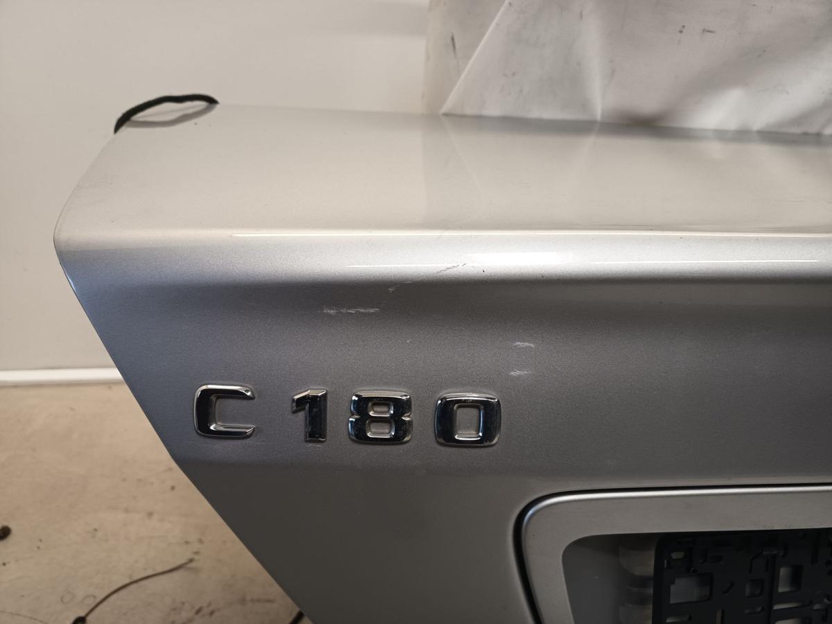 Mercedes W203/C180 Limousine orig Heckklappe Heckdeckel 744 Silber Bj 2003