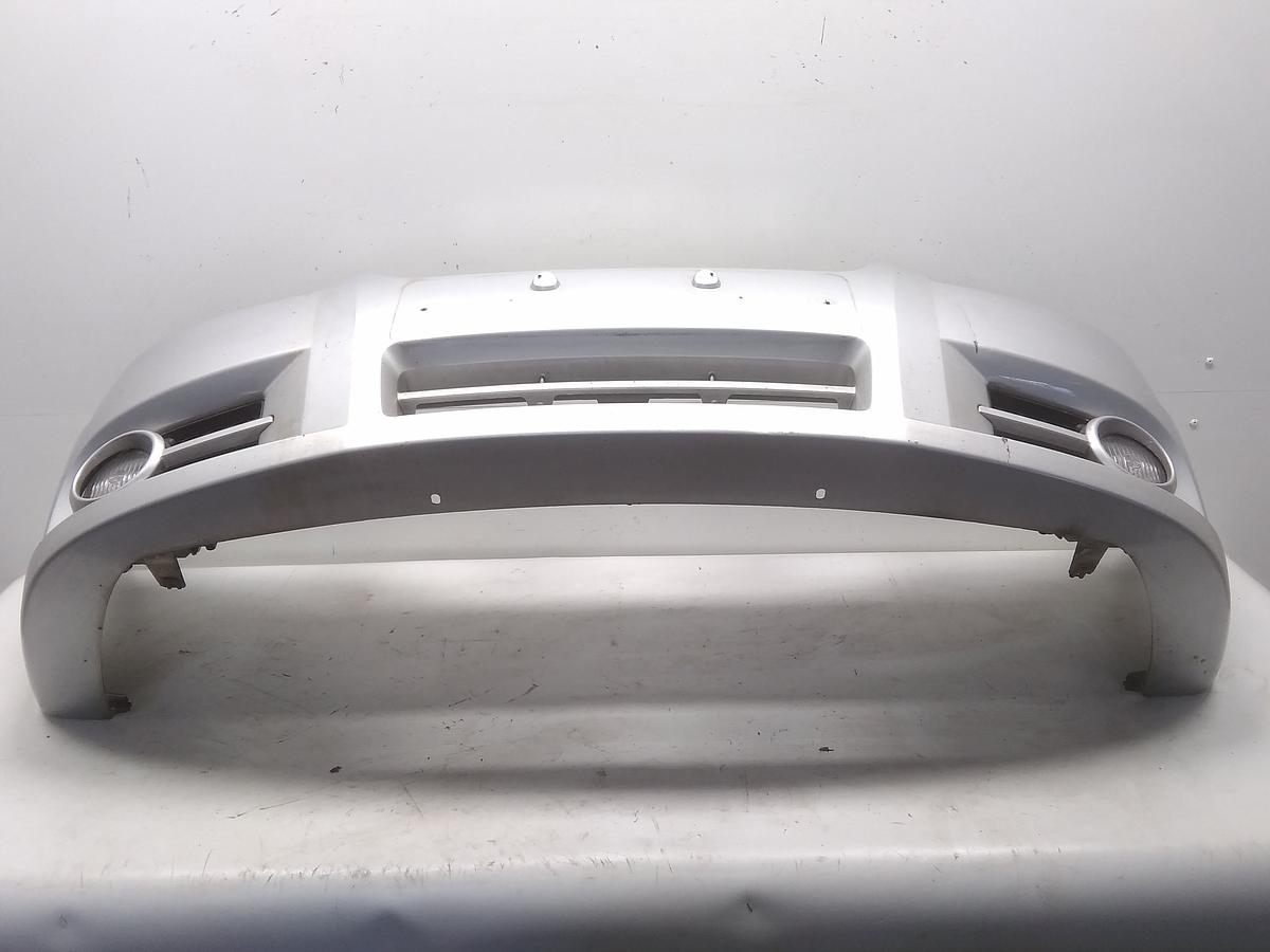 Chevrolet Aveo T250 original Sto&szlig;stange Stossf&auml;nger vorn Silber besch&auml;digt