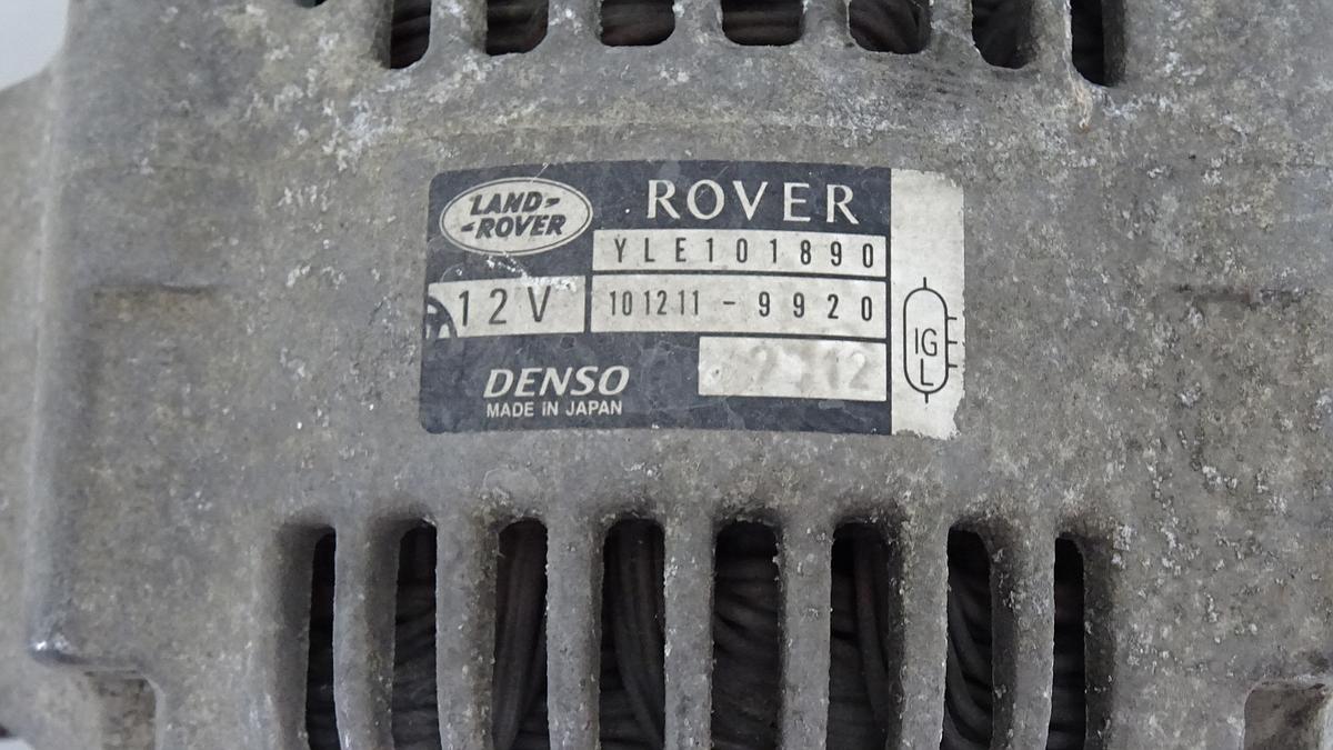 Land Rover Freelander I LN BJ1999 Lichtmaschine Generator YLE101890 1012119920 1,8 88KW