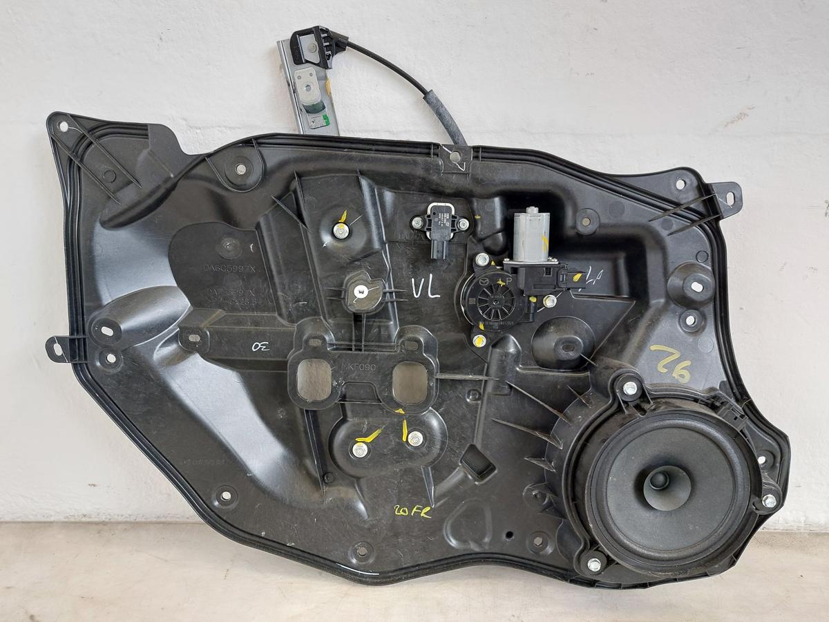 Mazda 2 Typ DJ Fensterheber vorn links Motor und Mechanik auf Grundplatte