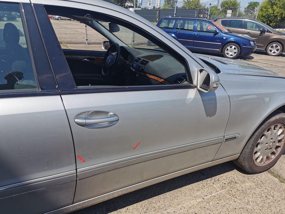 Mercedes E Klasse 211 Beifahrertür Tür Autotür vorn rechts 744 Brillantsilber