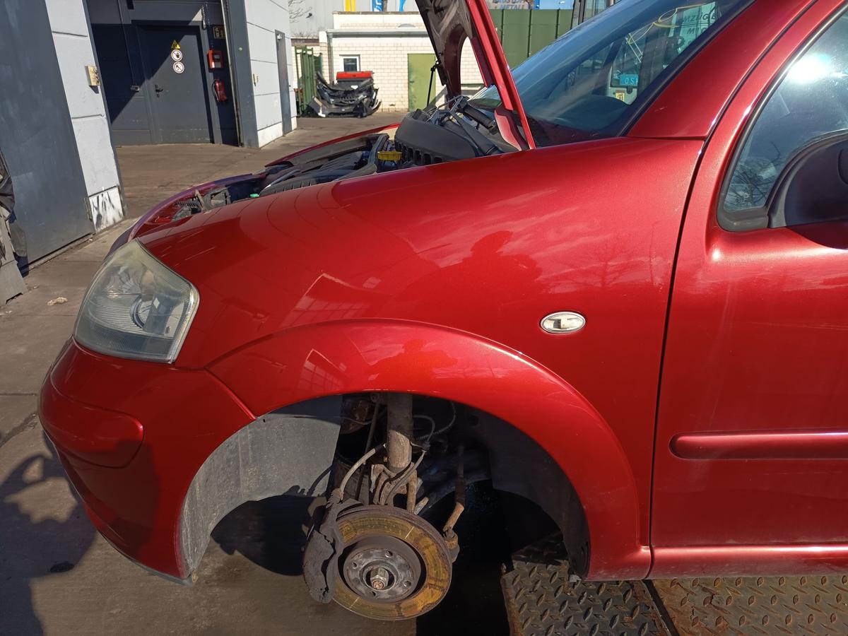 Citroen C3 original Kotfl&uuml;gel links Seitenteil EKQ Luziferrot Bj 2007