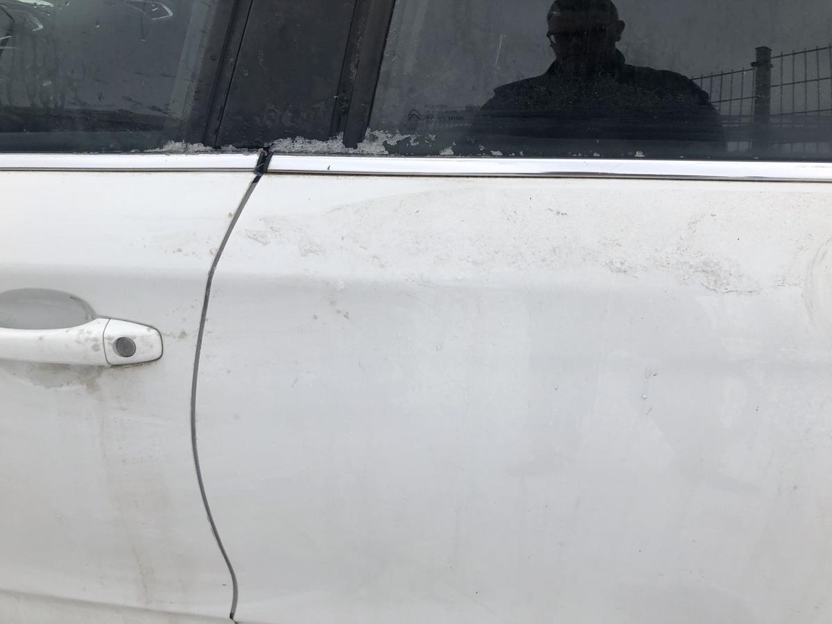 Citroen C4 II Typ N T&uuml;r hinten links Fondt&uuml;r im Rohbau EWP weiss Banquise