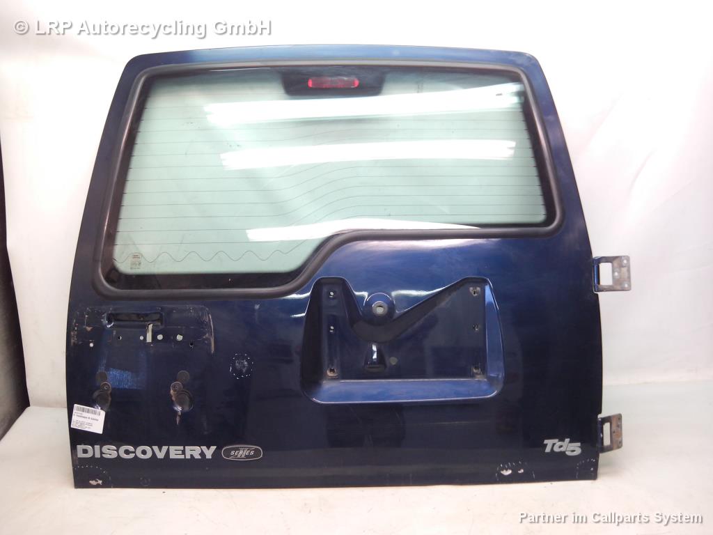 Land Rover Discovery TG BJ1999 original Heckklappe mit Scheibe dunkelblau