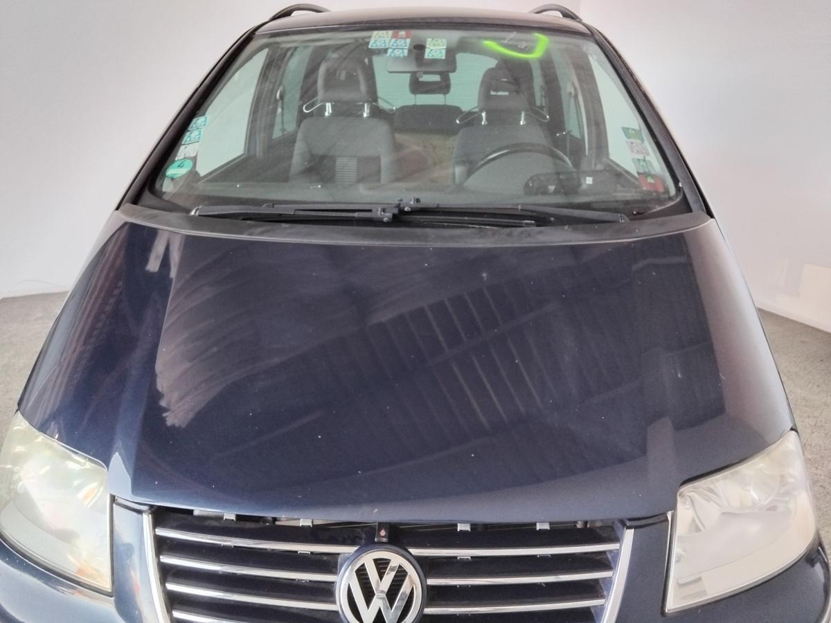 VW Sharan 7M Motorhaube Klappe Deckel vorn Facelift LD5G Dark Iron Blue BJ2009