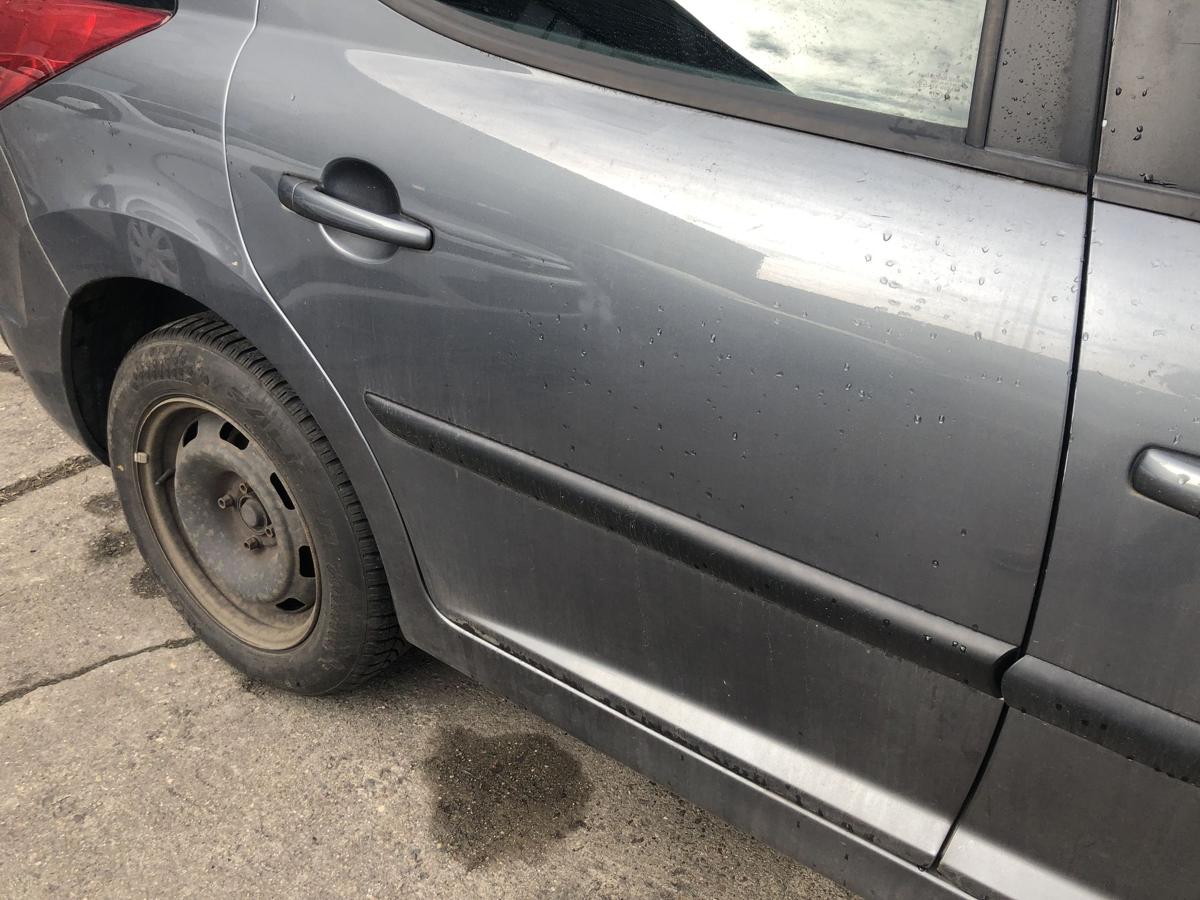 Peugeot 207 SW Typ WE T&uuml;r hinten rechts Fondt&uuml;r im Rohbau KTH Thorium Grau