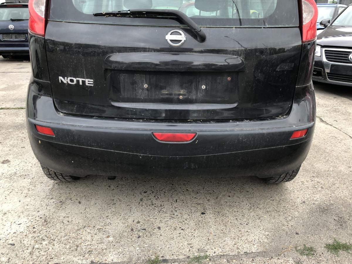 Nissan Note E11 Sto&szlig;f&auml;nger hinten Hecksch&uuml;rze Sto&szlig;stange Heck schwarz