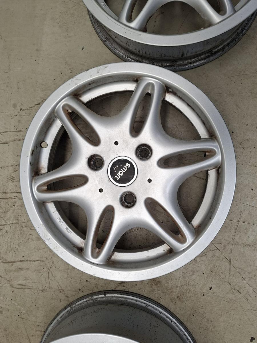 Smart ForTwo Bj 2000 original Alufelgen Satz Starline ohne Reifen