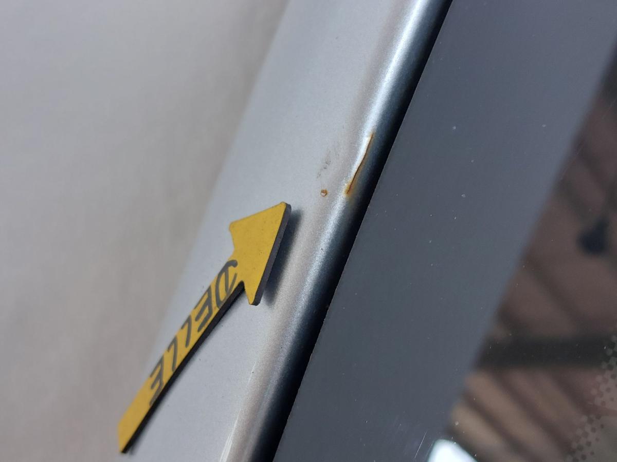VW Touran 1T Heckklappe mit Heckscheibe 2003 bis 2010 LA7W Reflexsilber Metallic