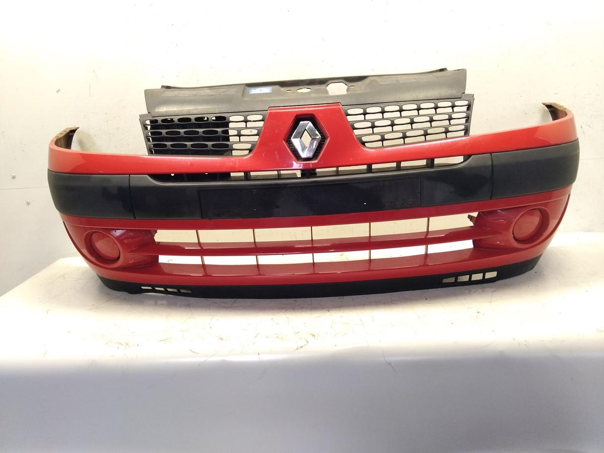 Renault Clio 2 Phase 2 original Sto&szlig;stange Sto&szlig;f&auml;nger vorn rot DV727 Bj.2002