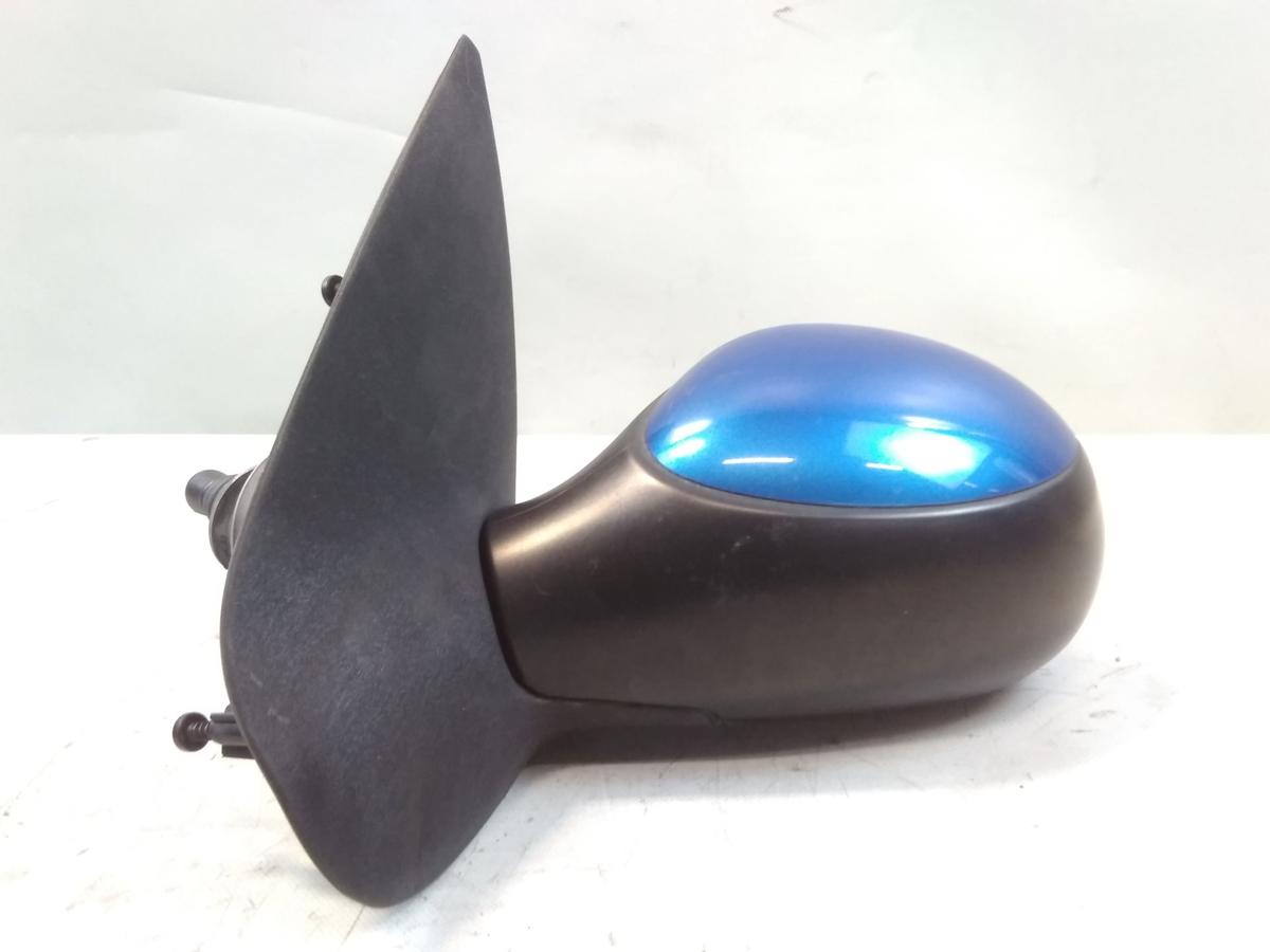 Peugeot 206SW Kombi original Au&szlig;enspiegel links KMF bleu recife manuell BJ2005