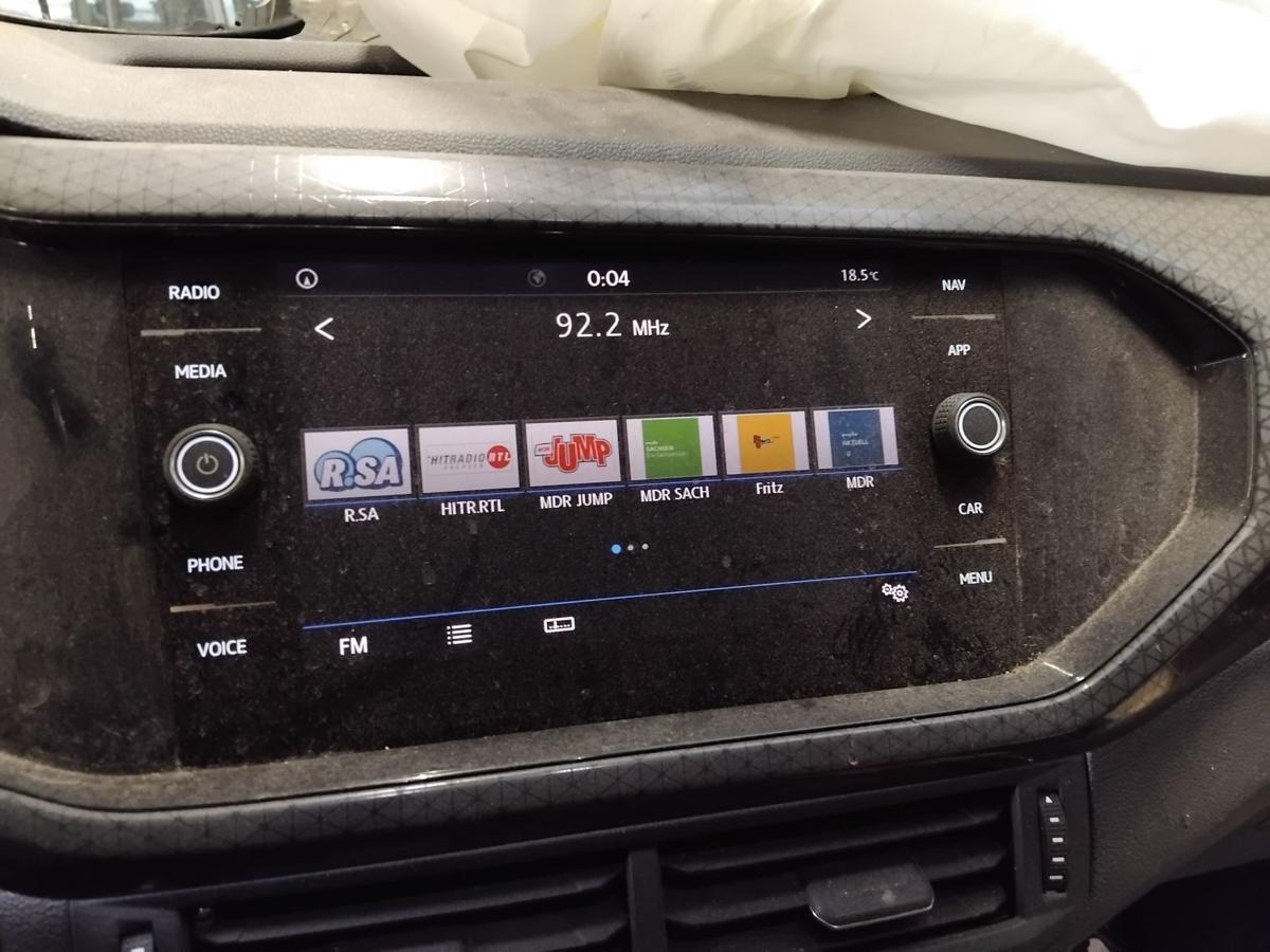 VW T-Cross 1C original Bedieneinheit mit Touchscreen Display 5G6919605B Bj.2020