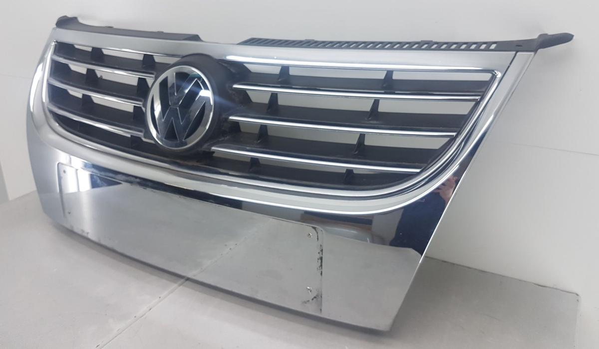 VW Touran Kühlergrill Bj2009 1T0853651 Facelift Modell ab 2006 Chrom mit Emblem