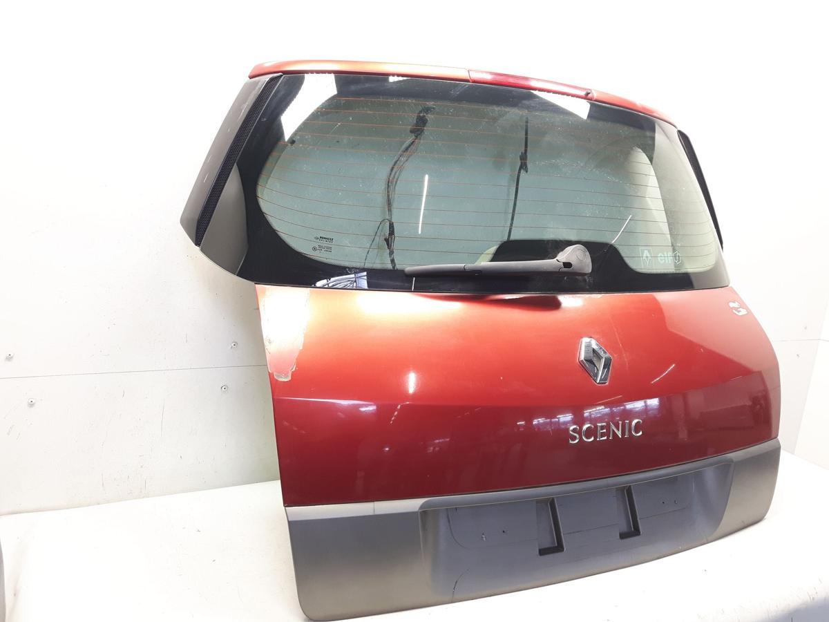 Renault Scenic 2 JM Heckklappe mit Heckscheibe weinrotmetallic BJ2004