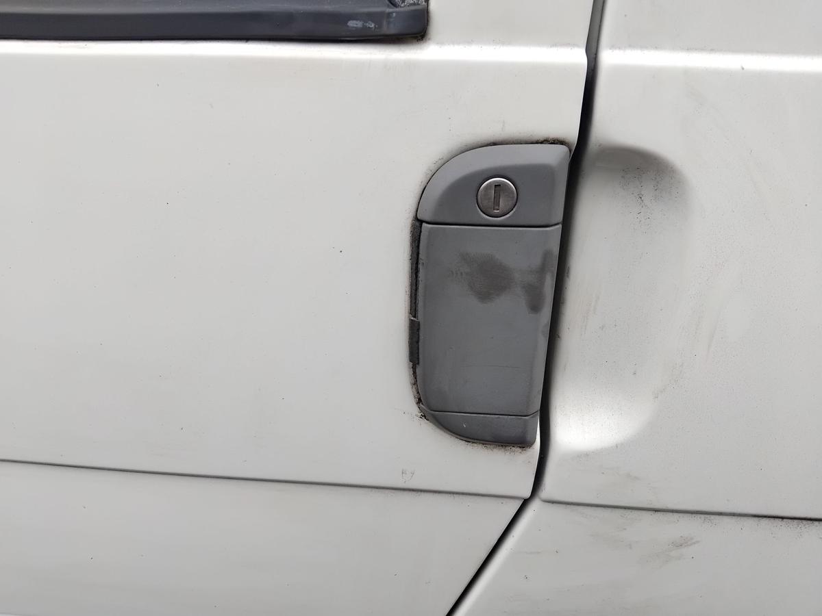 VW T4 Tür vorn links Fahrertür L902 Grauweiss Facelift BJ1998