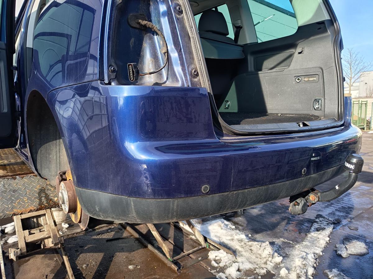 VW Touran 1T original Sto&szlig;stange F&auml;nger hinten/Heck B5N Indigoblau Bj 2006