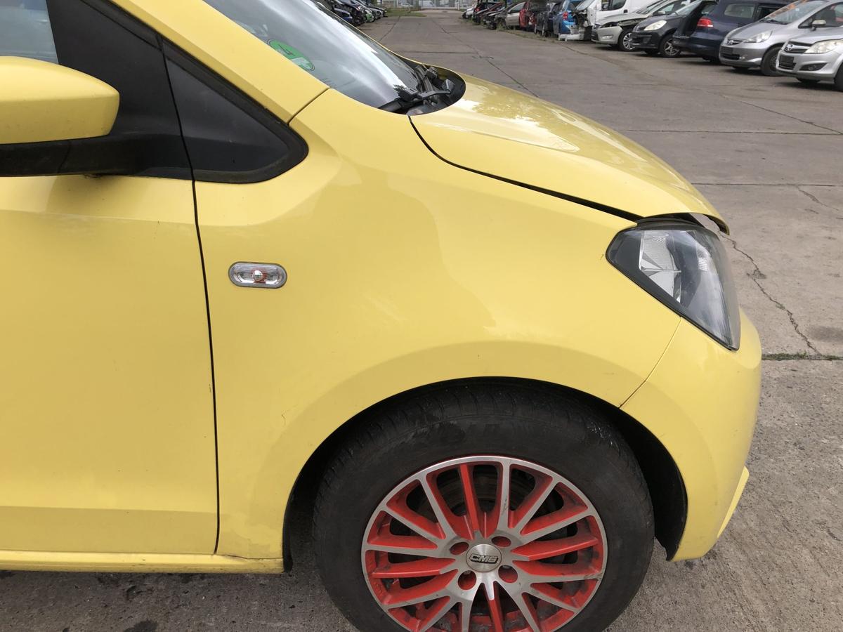 Seat Mii Typ AA Kotfl&uuml;gel vorn rechts Beifahrerseite LB1B Sunflower Yellow