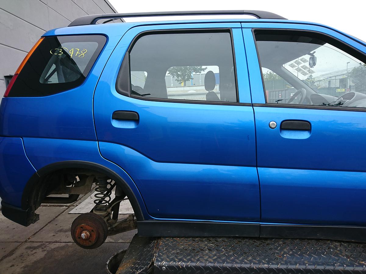 Suzuki Ignis II 2 orig Tür hinten rechts Z7B Adriablau met Bj 05