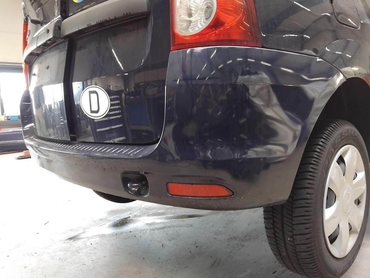 Dacia Logan Kombi Facelift original Sto&szlig;f&auml;nger Sto&szlig;stange hinten BJ2010 OVD42 blue navy uni