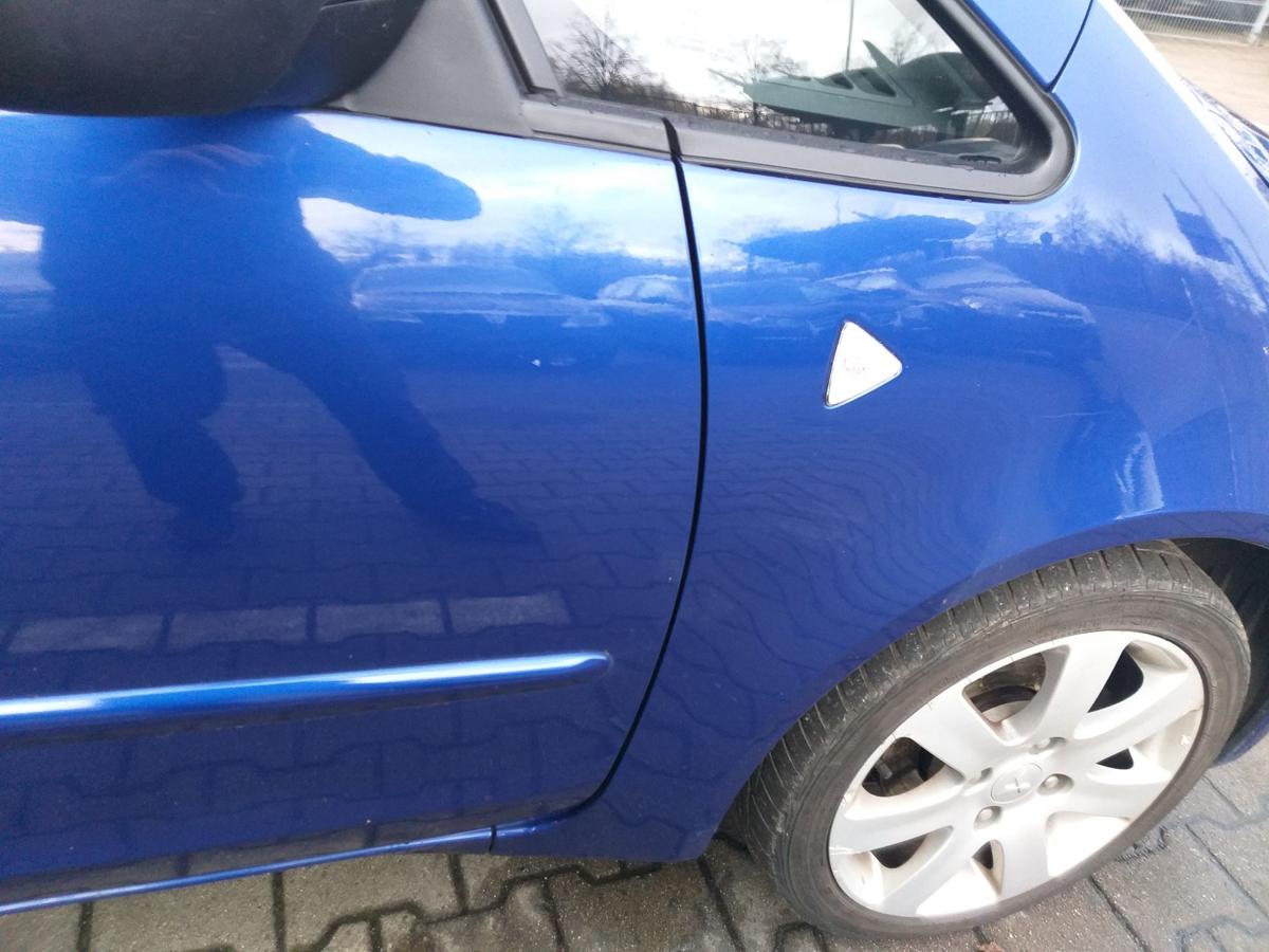 Mitsubishi Colt Z30 original Kotflügel vorn rechts Blaumetallic 08H 5-Türer Bj.2006