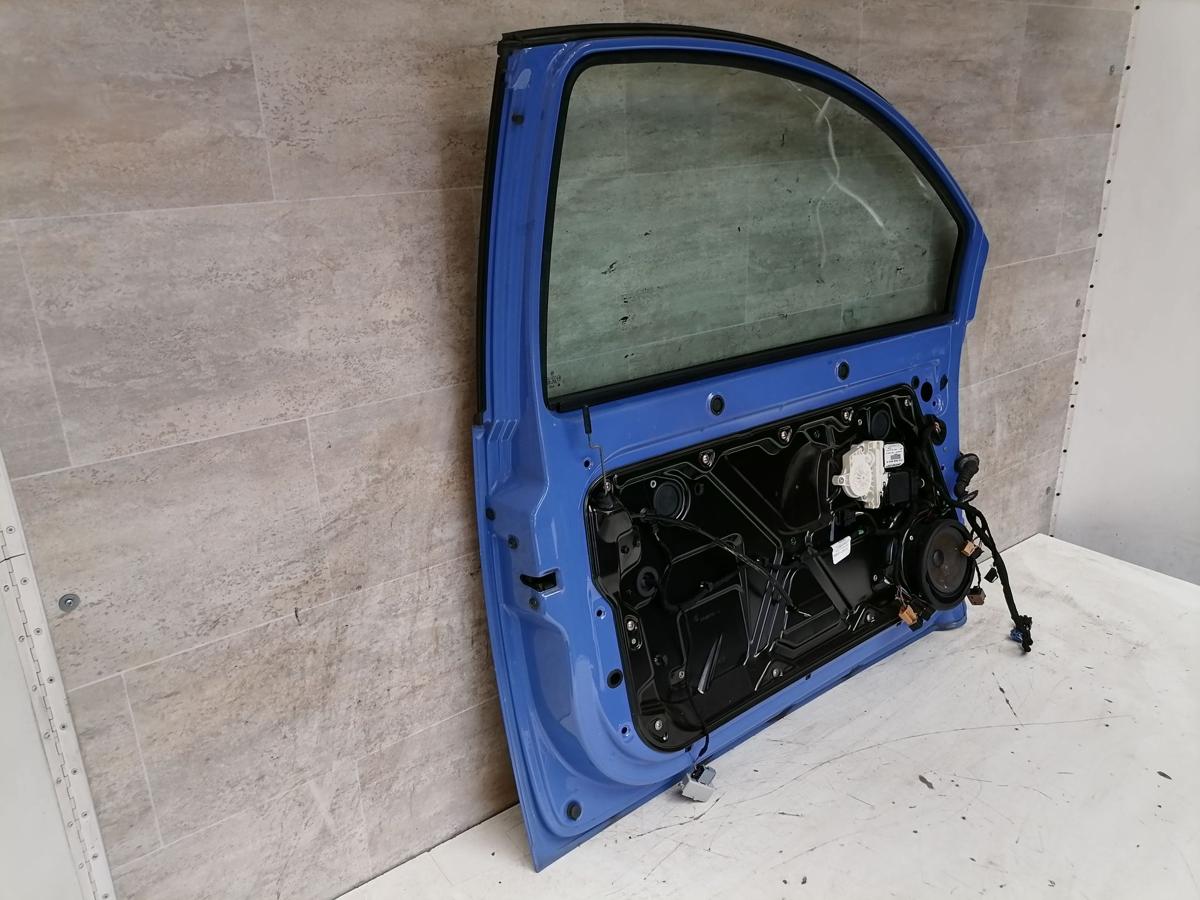 VW New Beetle original Tür vorn links LR5A Softblue Bj.2001