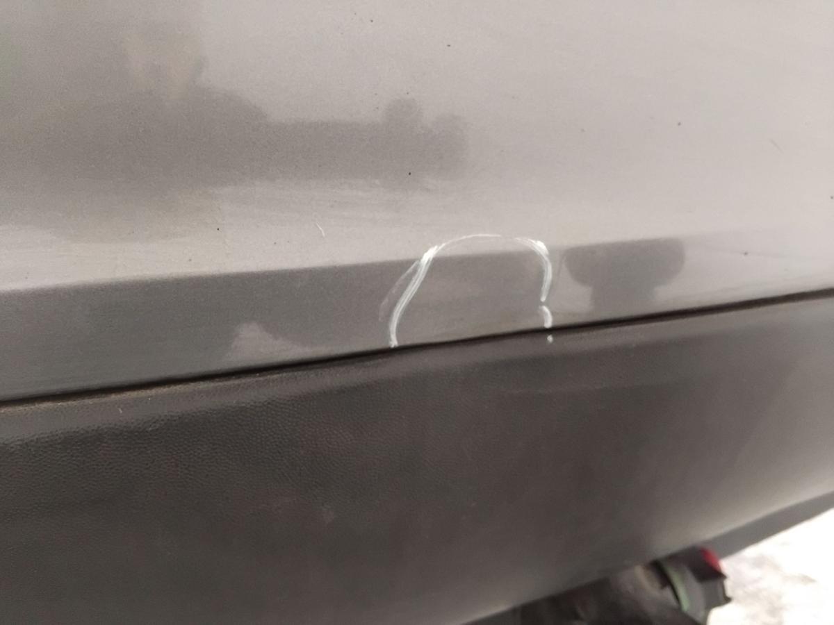 VW Golf Plus 5M original Sto&szlig;f&auml;nger Sto&szlig;stange hinten BJ2006 LA7T unitedgrey