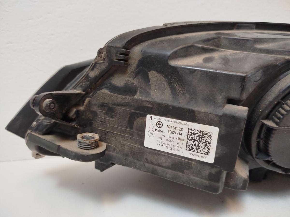VW Golf 7 VII 5G AU Scheinwerfer links Xenon Frontscheinwerfer OEM Valeo Lampe
