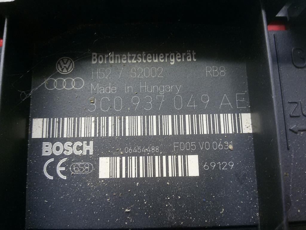 VW Golf Plus Bj.2007 original Steuergerät Bordnetz Bosch F005V00631