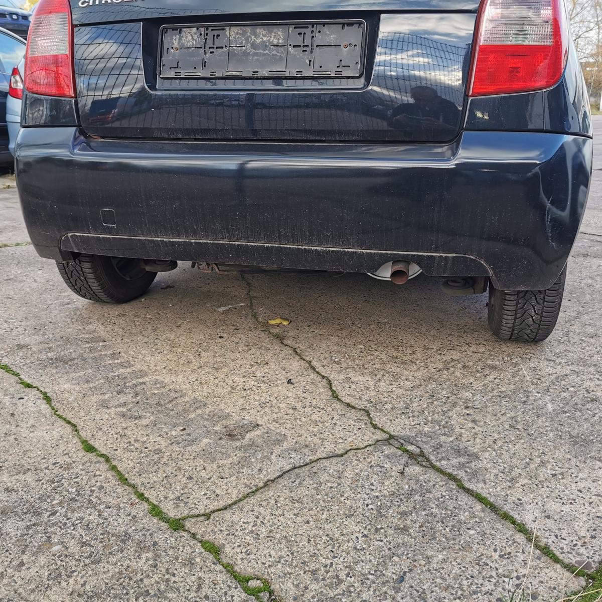 Citroen C2 J Stossstange Stossfänger Bumper hinten EXY Onyxschwarz