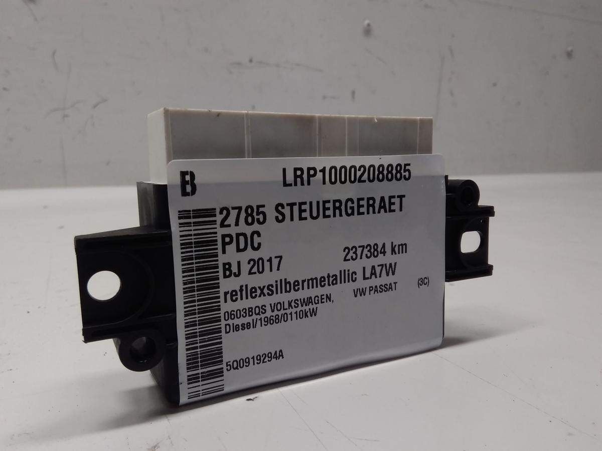 VW Passat 3G B8 original Steuerger&auml;t Parkhilfe PDC 5Q0919294A Bj.2017