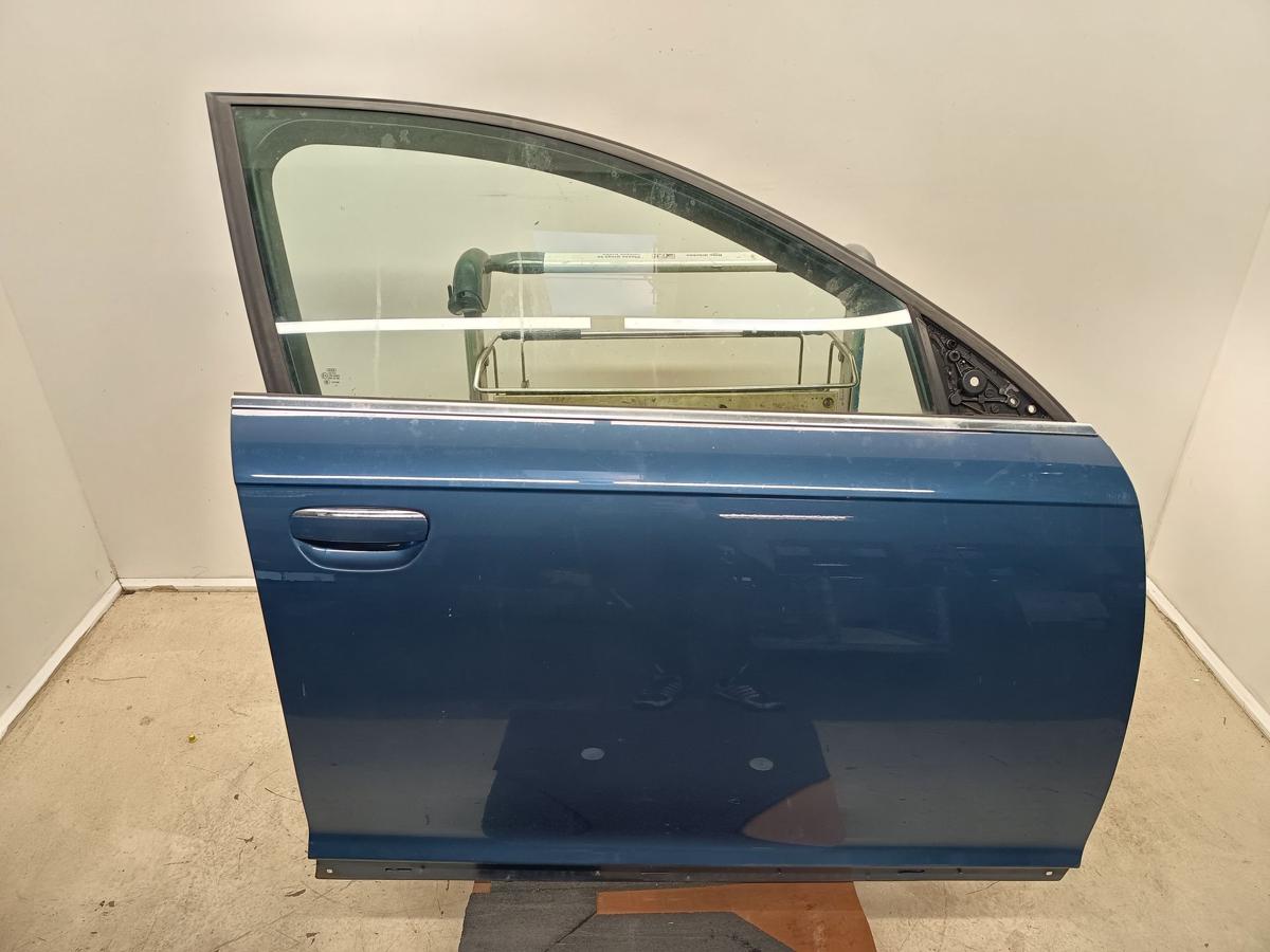 Audi A6 Avant 4F original T&uuml;r vorn rechts Beifahrer (Roh) Z5B Stratosblau Bj2005