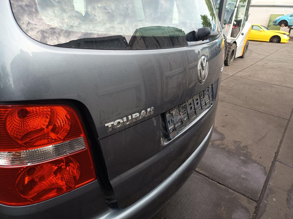 VW Touran 1T original Heckklappe mit Scheibe Rost D7X Platingrau Bj 2006