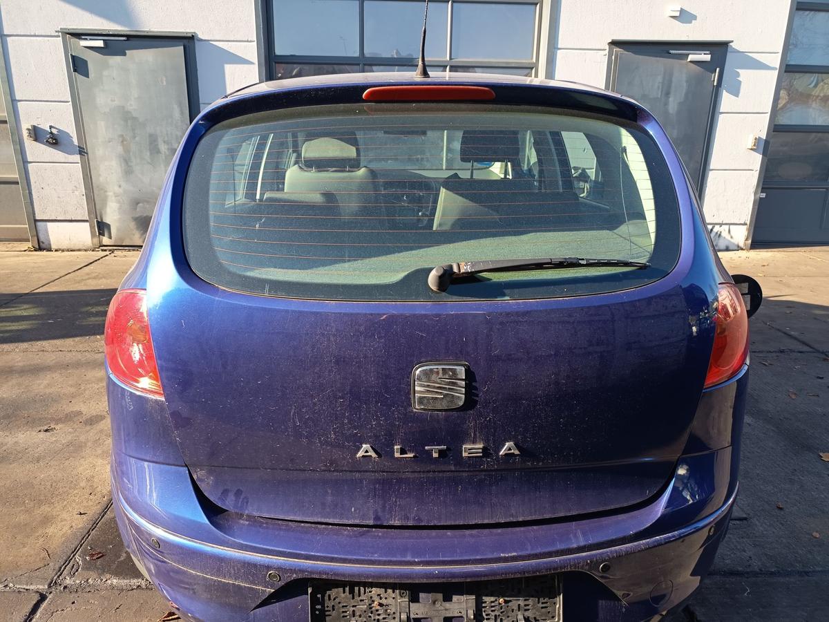 Seat Altea 5P orig Heckklappe mit Scheibe Kofferraum LS5S Blau Bj 2005