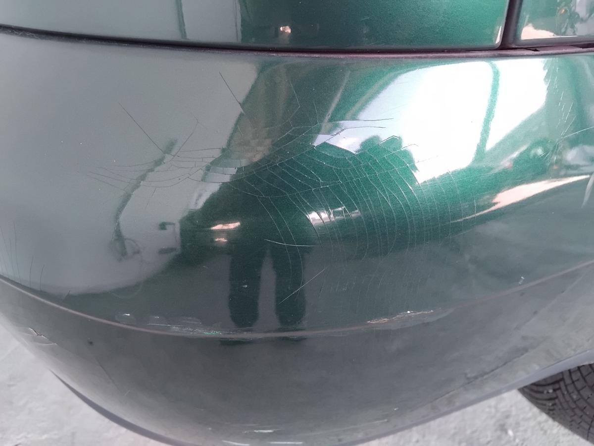 Audi A4 B5 Limousine orig.Stossfänger Stoßstange hinten BJ1999 LZ6L Kaktusgrünmetallic