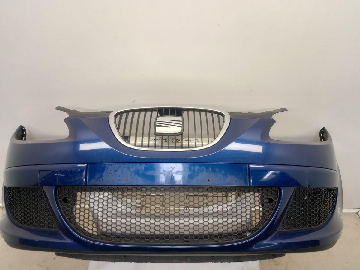Seat Toledo 3 III 5P orig Stoßstange vorn Stoßfänger Grill LS5S Blau Bj 2005