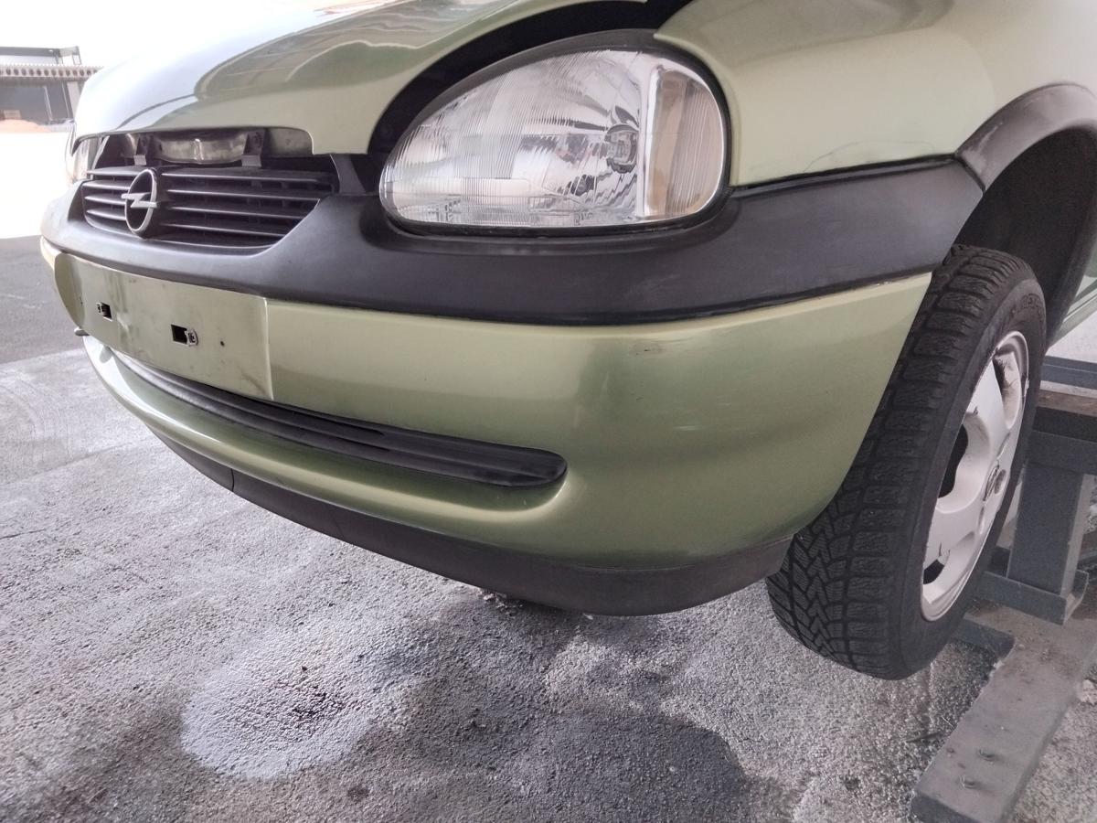 Opel Corsa B Facelift original Stoßfänger Stoßstange vorn 49L kiwigrün BJ2000